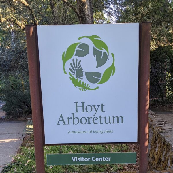 Hoyt Visitor Center Sign