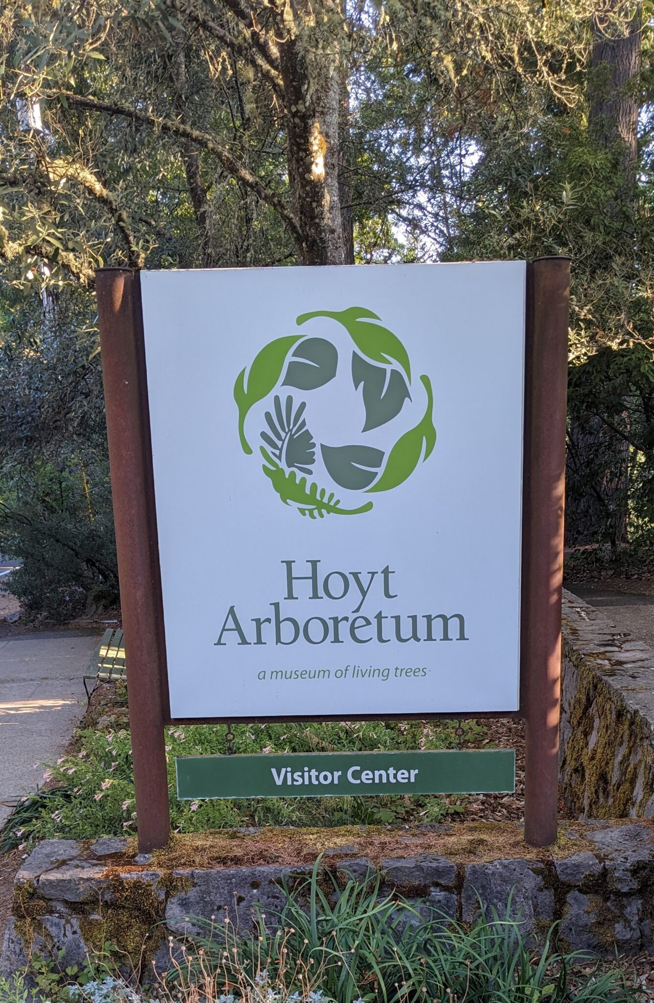 Hoyt Visitor Center Sign